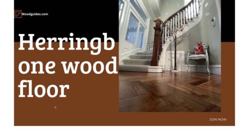 herringbone wood floor