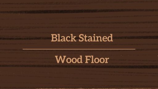 Black Stained Wood Floor