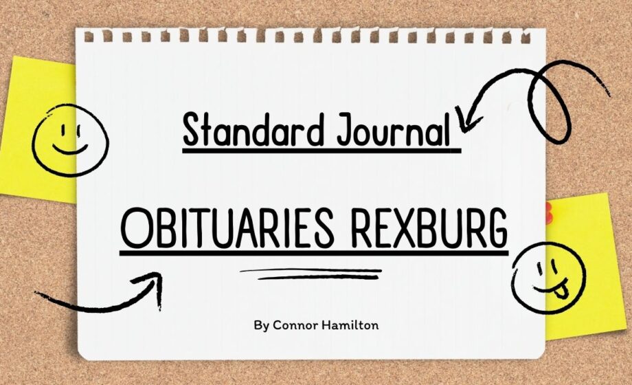 Standard Journal Obituaries Rexburg