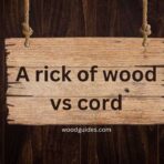 A rick of wood vs cord