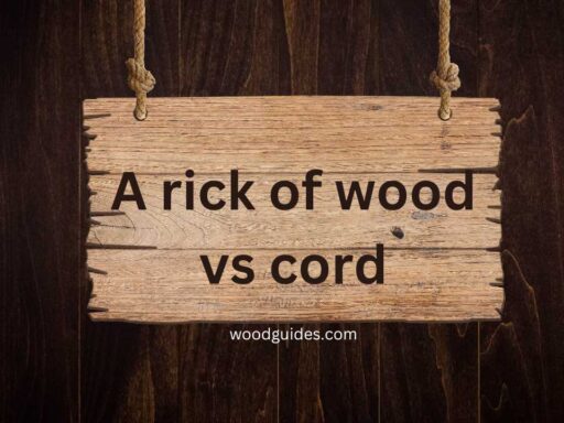 A rick of wood vs cord